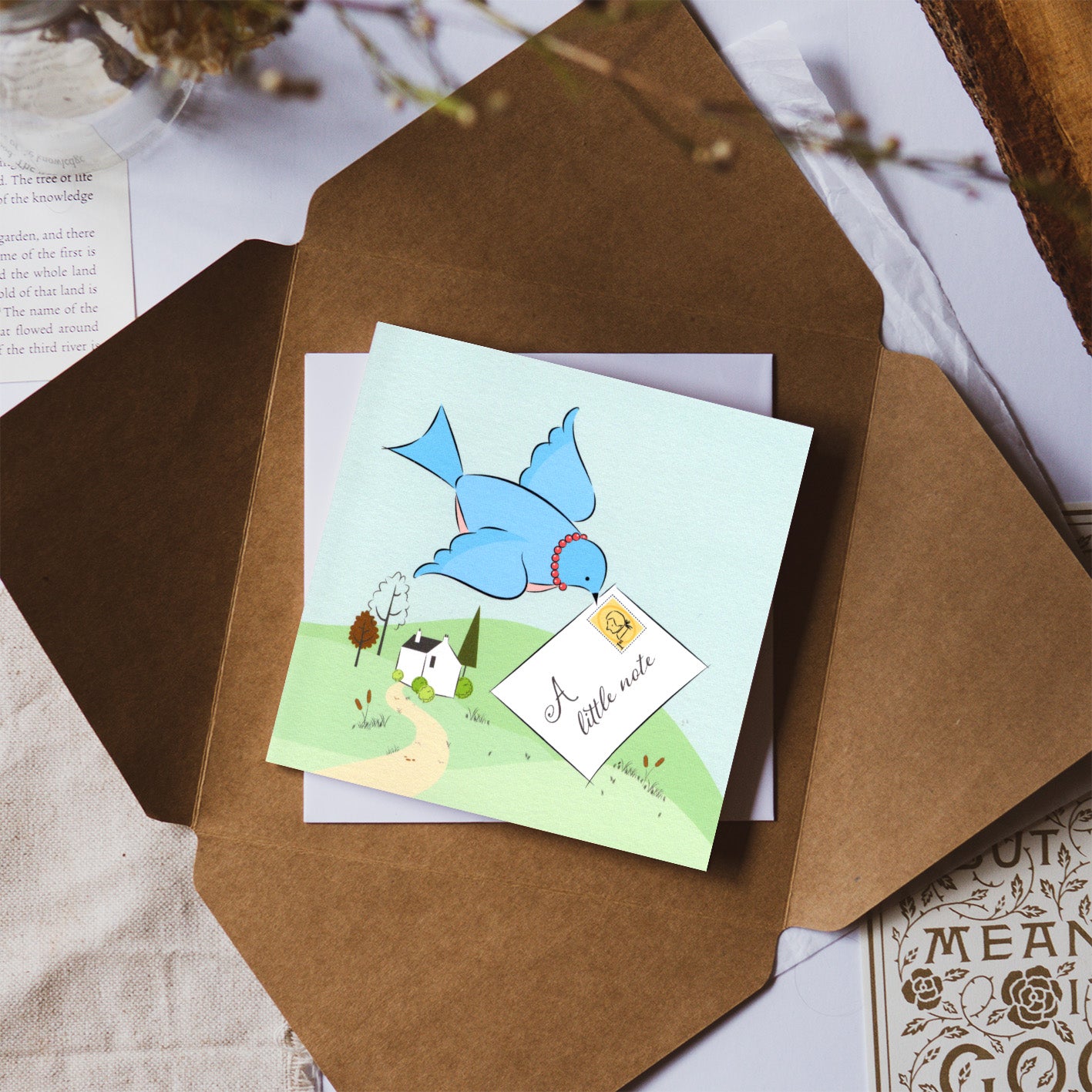 Gentleness | A Little Bird Card