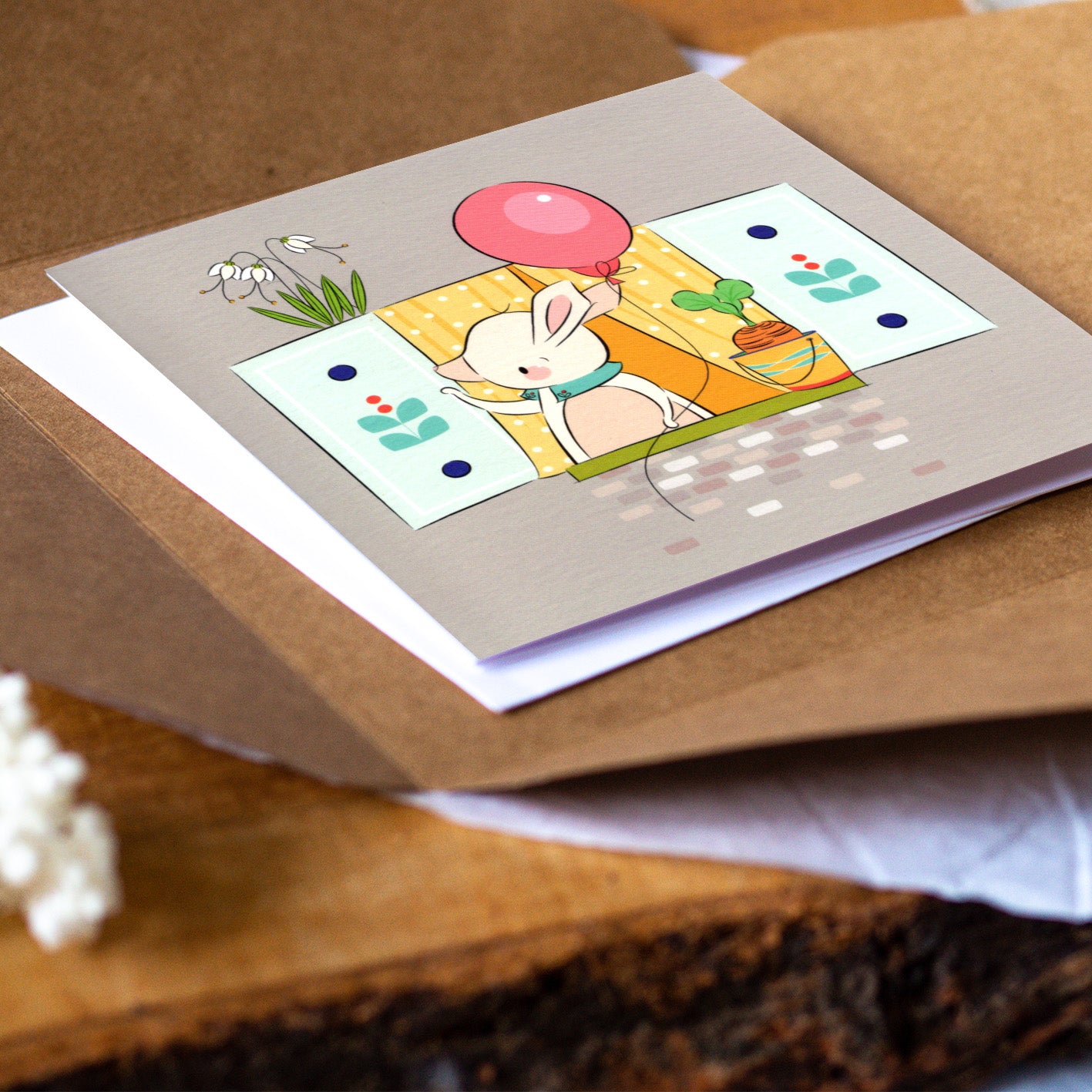 Family | Farewell Rabbit Card