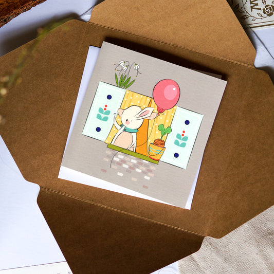 Farewell Rabbit Card