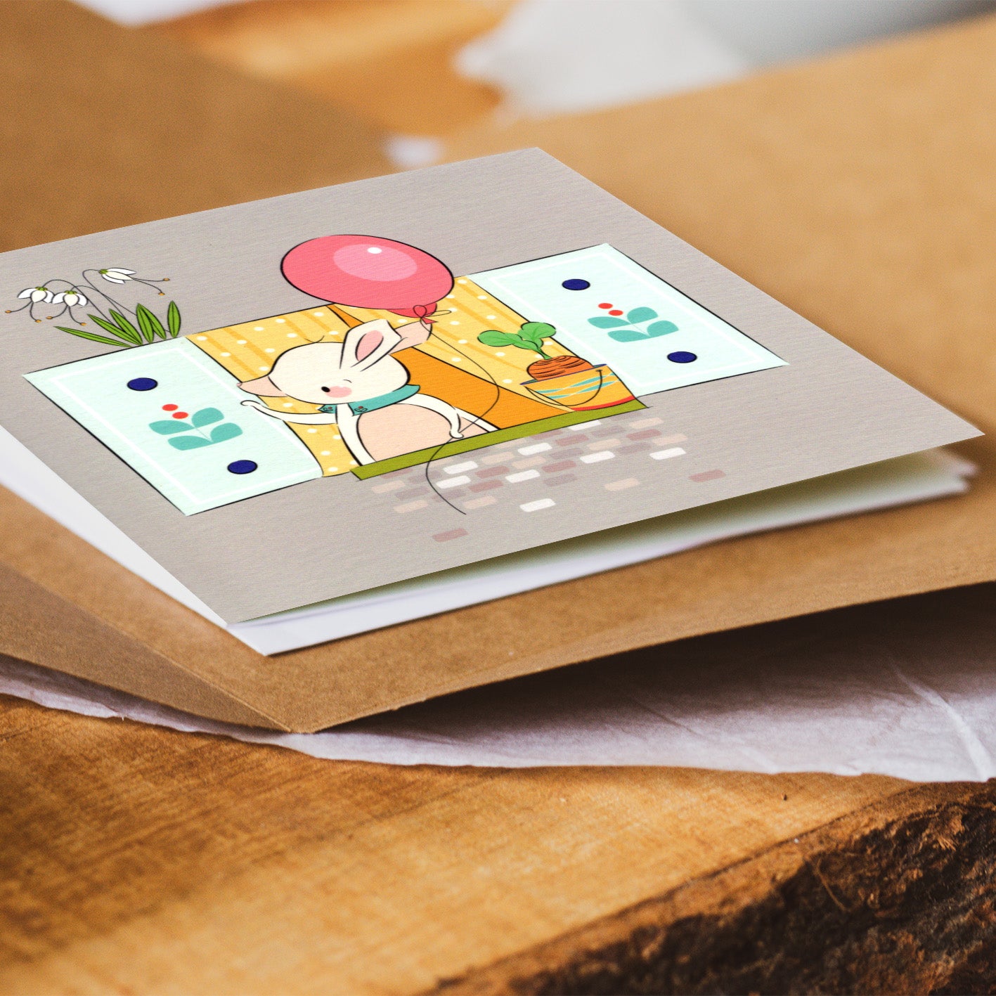 Family | Farewell Rabbit Card