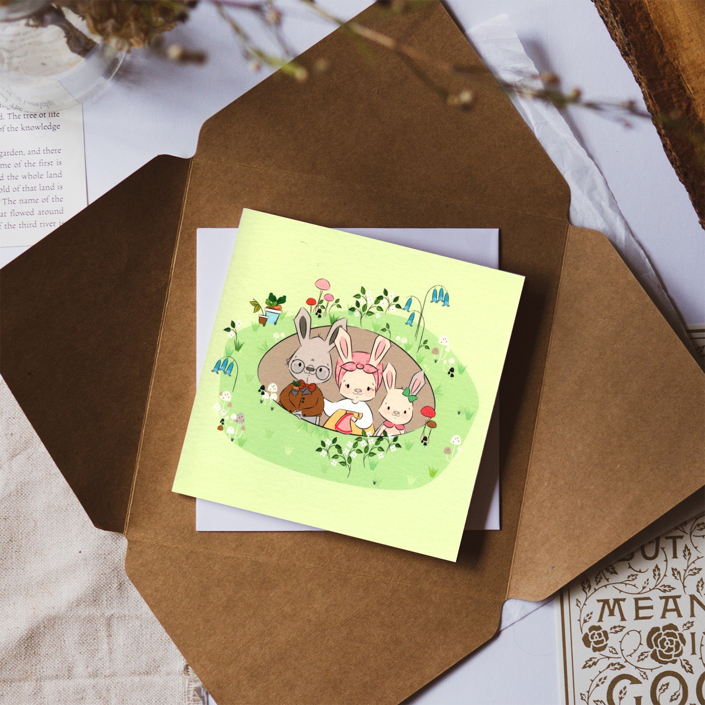 Family | Home Burrow Card