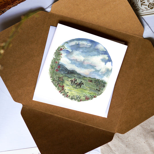Fields & Flowers Card