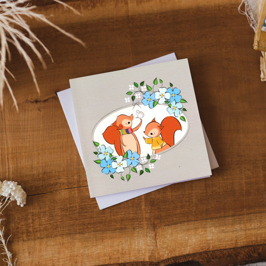 Red Squirrels Card