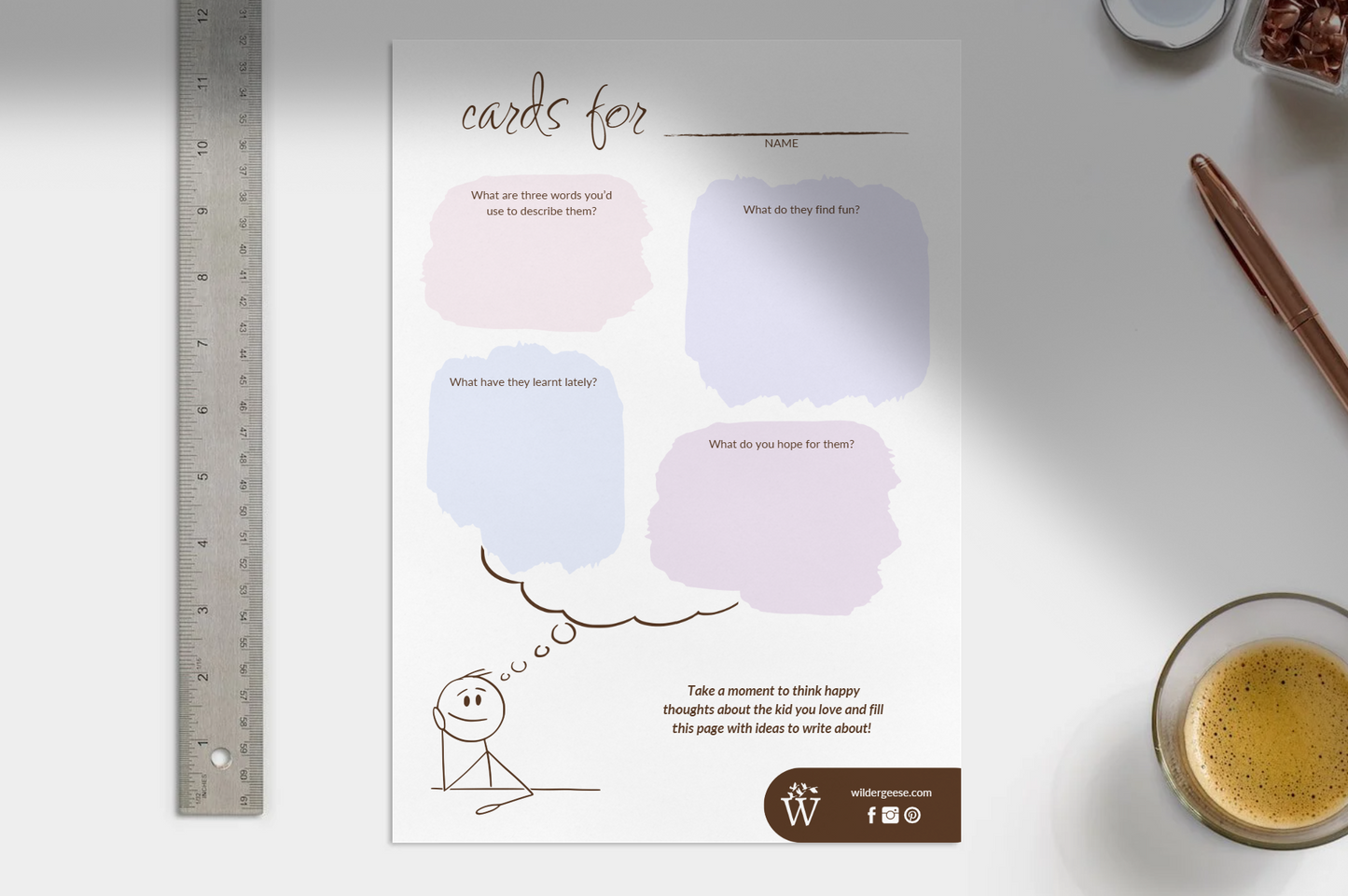 Writing Cards for Kids