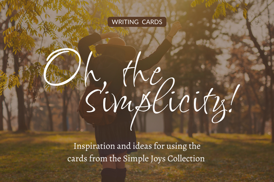 Using the Simple Joys Collection cards