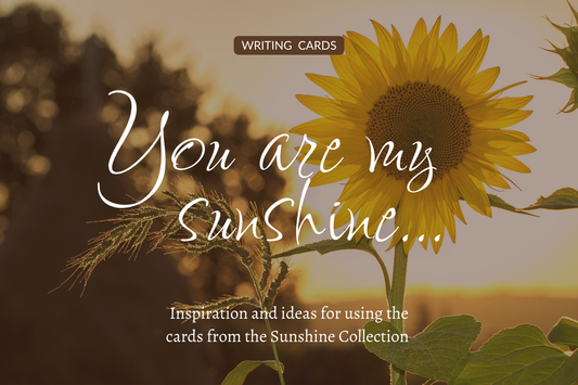 Using the Sunshine Collection cards