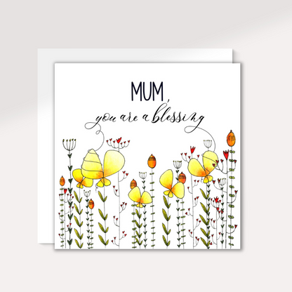 Fantasy Florals | Mum, You Are a Blessing Card