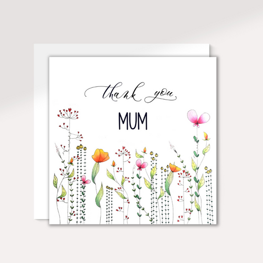 Thank You, Mum Card