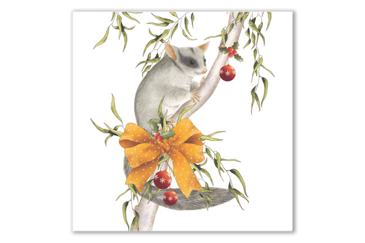 Australiana | Umber Possum Christmas Card
