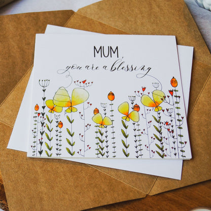 Fantasy Florals | Mum, You Are a Blessing Card