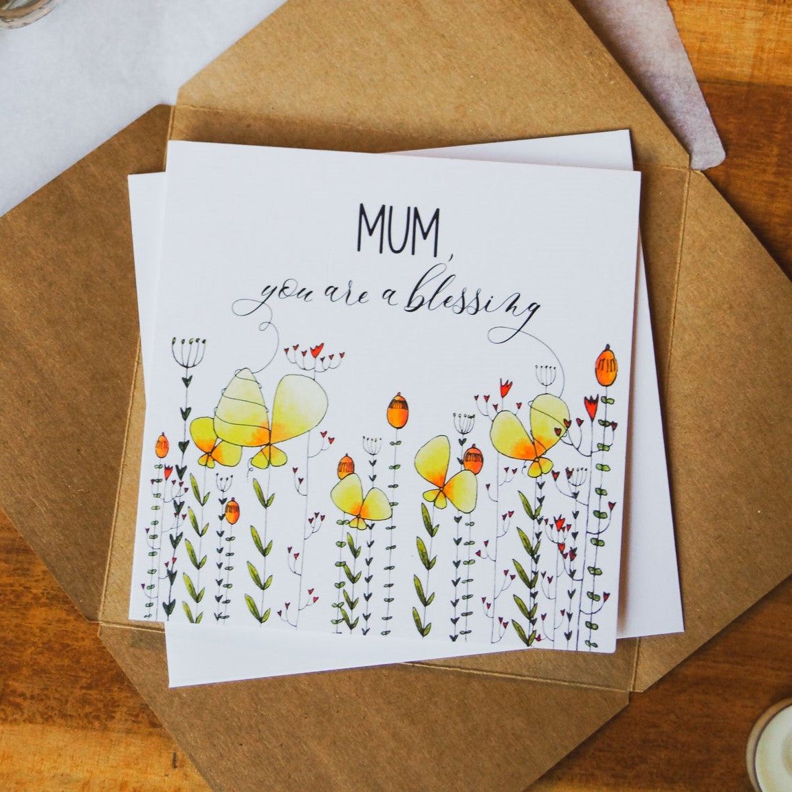 Fantasy Florals | Mum, You Are a Blessing Card