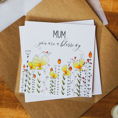 Fantasy Florals | Mum, You Are a Blessing Card