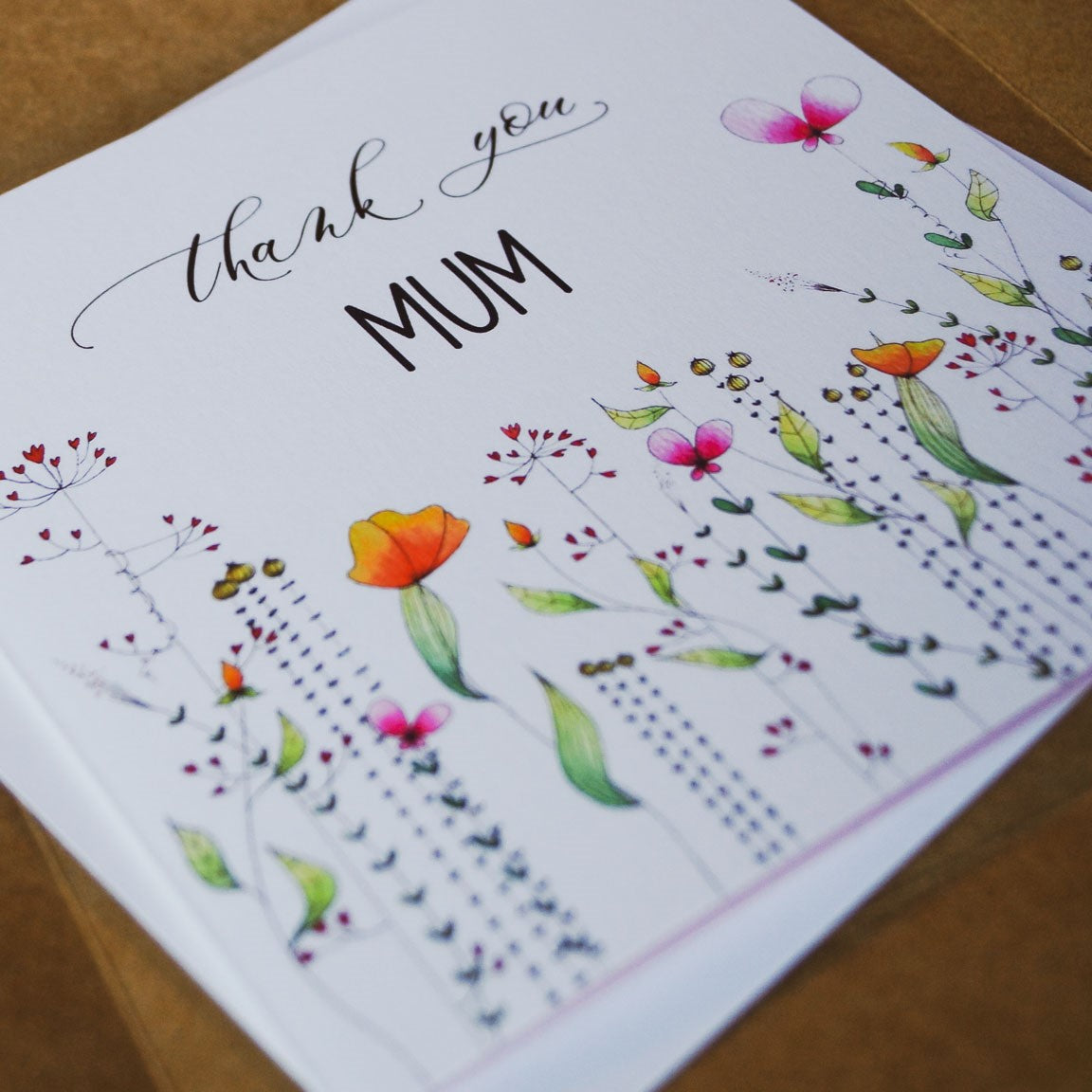 Fantasy Florals | Thank You, Mum Card