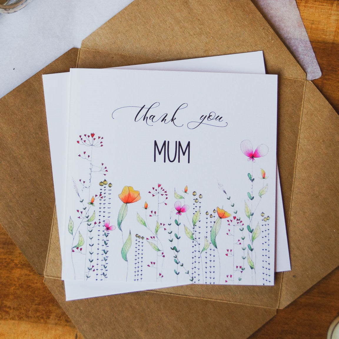 Fantasy Florals | Thank You, Mum Card